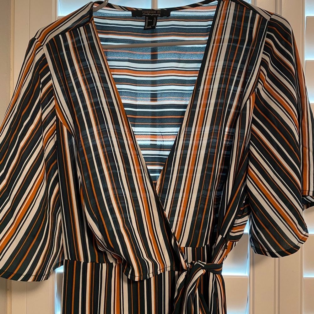 Striped long dress